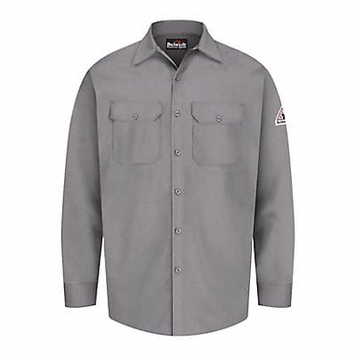 G7306 FR Long Sleeve Shirt Button Gray XL
