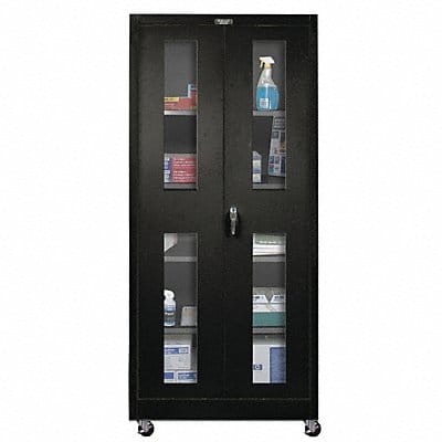 Storage Cabinet 72 x36 x24 Black 4Shlv Storage Cabinet 72 x36 x24 Black 4Shlv
