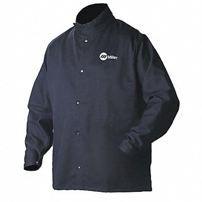 Welding Jacket Navy Cotton/Nylon 2XL