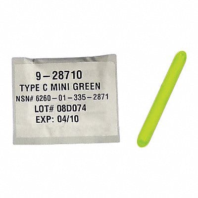 Lightstick Green 4 hr 2 in L PK50