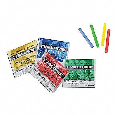 Lightstick Green 4 hr 1-1/2 in L PK50