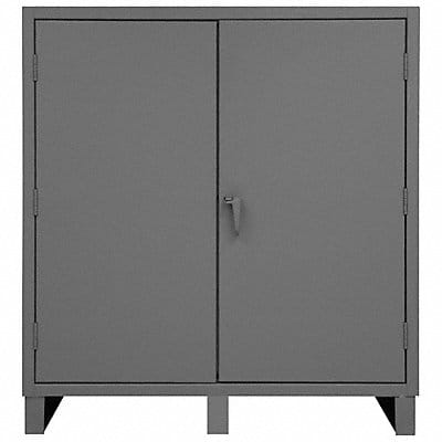Storage Cabinet 66 x60 x24 Gray 3Shlv