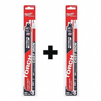 Reciprocating Saw Blade Set Thick Metal