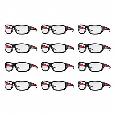 Safety Glasses 12 pk Clear Lens