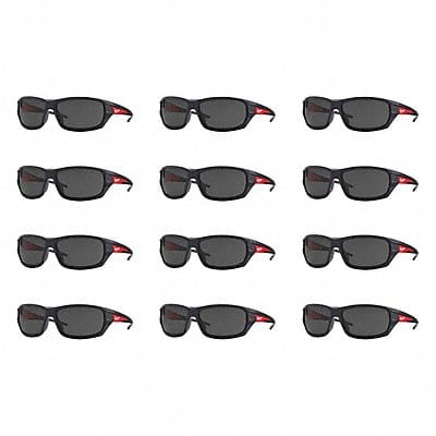 Safety Glasses 12 pk Black Frame