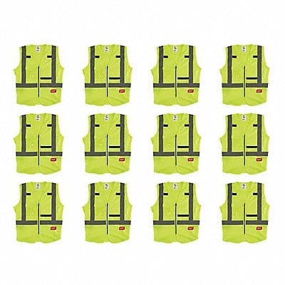 High Visibility Vest 12 pk 12 pk S/M