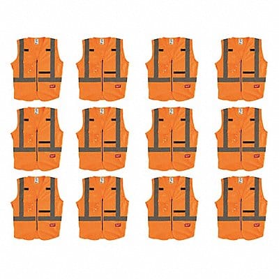 High Visibility Vest 12 pk L/XL