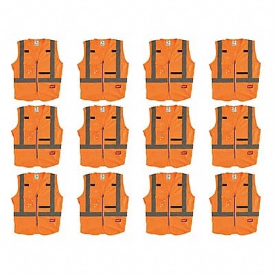 High Visibility Vest 12 pk L/XL