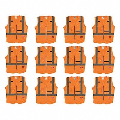 High Visibility Vest 12 pk 3XL/4XL