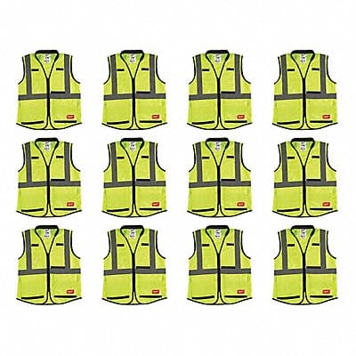 High Visibility Vest 12 pk S/M