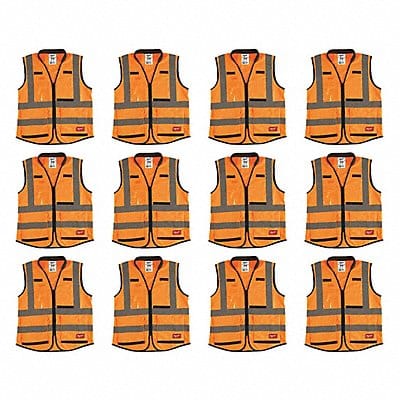 High Visibility Vest 12 pk S/M
