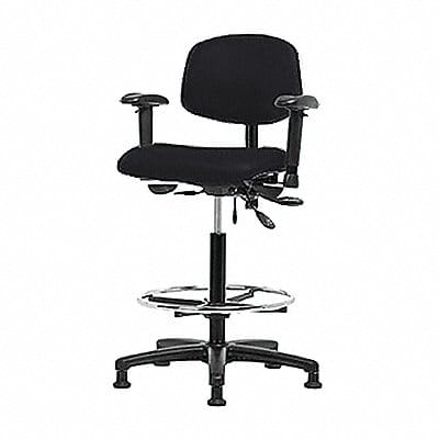 Vinyl Chair High AA FR Stat Black