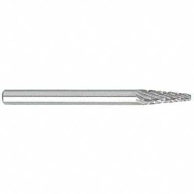 Cone Bur Pointed End 1/8 Carbide