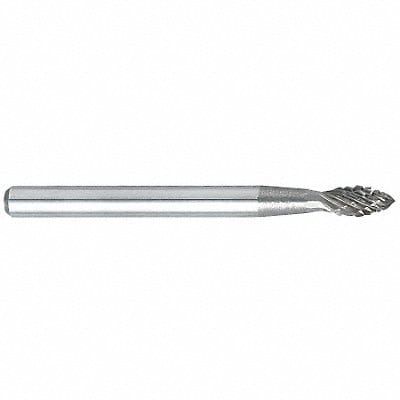 Flame Bur 3.00mm Carbide Double Cut