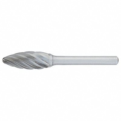 Flame Bur 3/4 Carbide Aluminum Cut