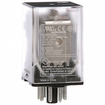 J2410 General Purpose Relay 24VDC 10A 8Pins