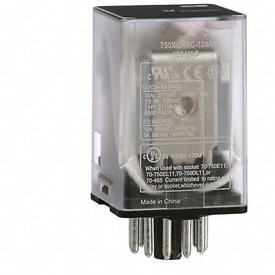 J2411 GeneralPurpose Relay 120VAC 10A 11Pins