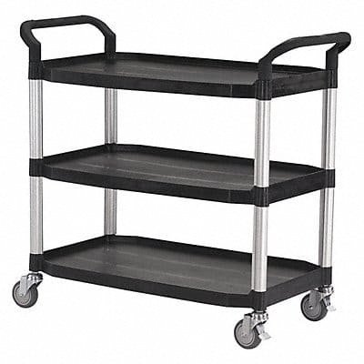 Utility Cart Black 39-3/4 in.H Utility Cart Black 39-3/4 in.H