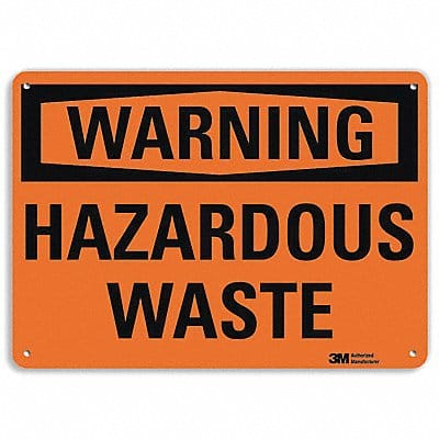 Danger Sign 7 in x 10 in Aluminum