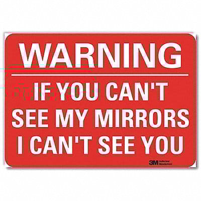 Rflctv Traffic Safety Label 5inx7in