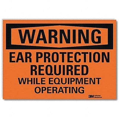 Warning Sign 5inx7in Reflective Sheeting