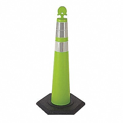 Channelizer Cone with Collar 36in H Lime
