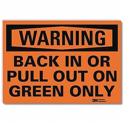 Rflct Loading Unloading Lbl 7x10in Alum