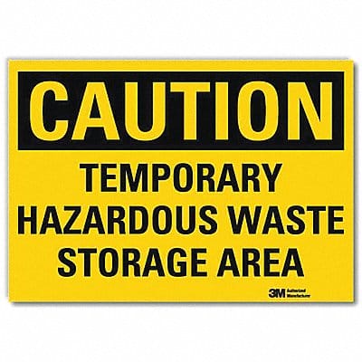 Caution Sign 10x14in Reflective Sheeting