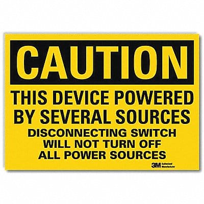 Safety Sign 5inx7in Reflective Sheeting