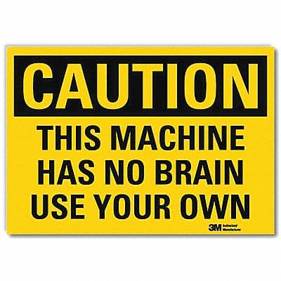 Safety Sign 5inx7in Reflective Sheeting