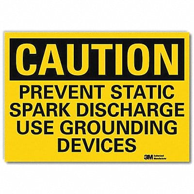 Caution Sign 10in x 14in Rflct Sheeting