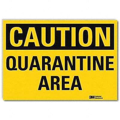 Caution Sign 10x14in Reflective Sheeting