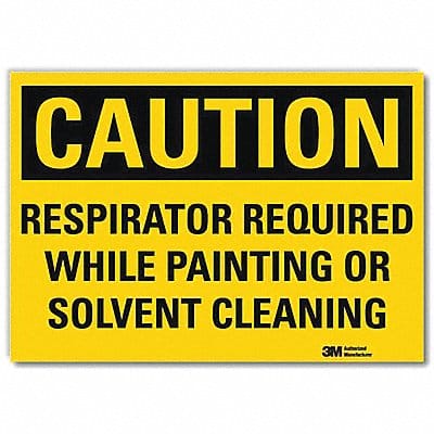 Caution Sign 7inx10in Reflctv Sheeting