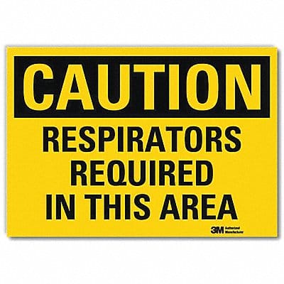 Caution Sign 5inx7in Reflective Sheeting