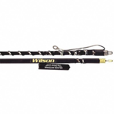 Antenna Top load 48inH Black Fiberglass