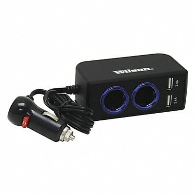 USB Adapter 2 Outlet 13in.Wx8in.Dx6in.H