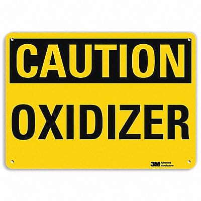 Safety Sign 7 in x 10 in Aluminum
