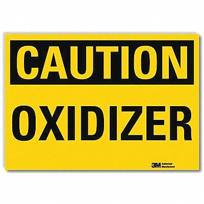 Caution Sign 7inx10in Reflctv Sheeting