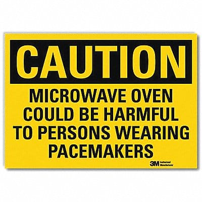 Caution Sign 7 in x 10 in Rflct Sheeting