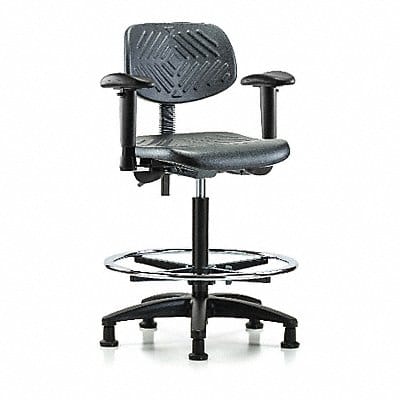 Poly Chair High AA FR Glides Black