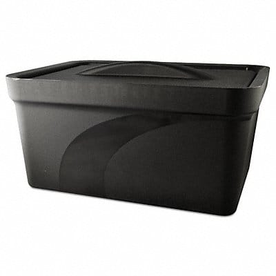 Ice Pan with Lid Black