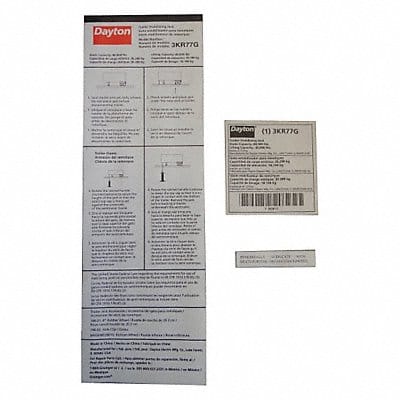 Instruction Label