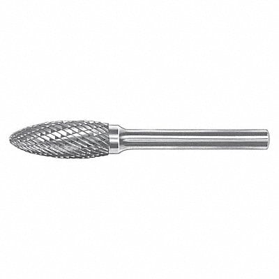 Flame Bur 1/8 Carbide Diamond Cut