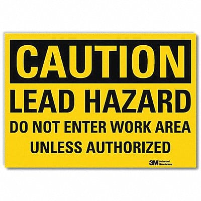 Caution Sign 5inx7in Reflective Sheeting