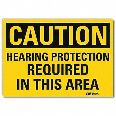 Caution Sign 5inx7in Reflective Sheeting