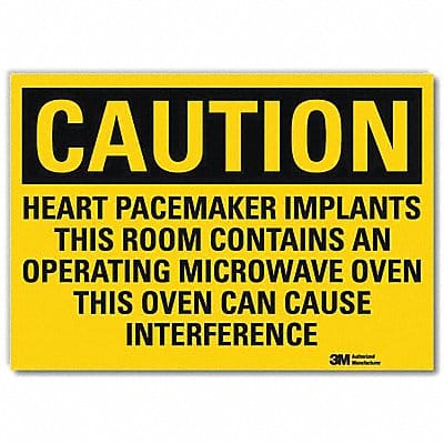 Caution Sign 10in x 14in Rflct Sheeting