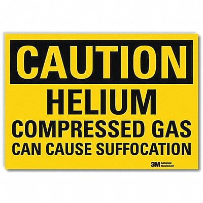 Caution Sign 5inx7in Reflective Sheeting