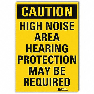 Caution Sign 14x10in Reflective Sheeting