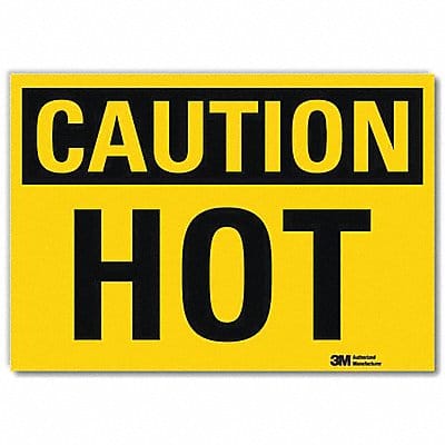 Caution Sign 5inx7in Reflective Sheeting