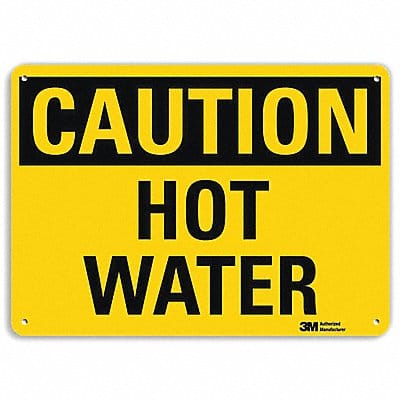 Safety Sign 7 in x 10 in Aluminum
